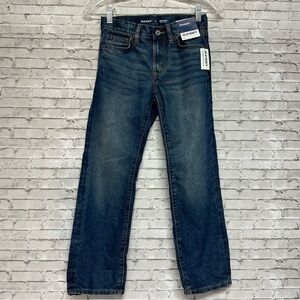 OLD NAVY Kids Jeans Boys Size 8 Straight Built-In Tough NEW NWT